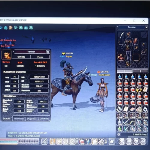  50 LEVELKARAKTER - İTEMLER - ŞAMANIYLA BİRLİKTE EVLİ